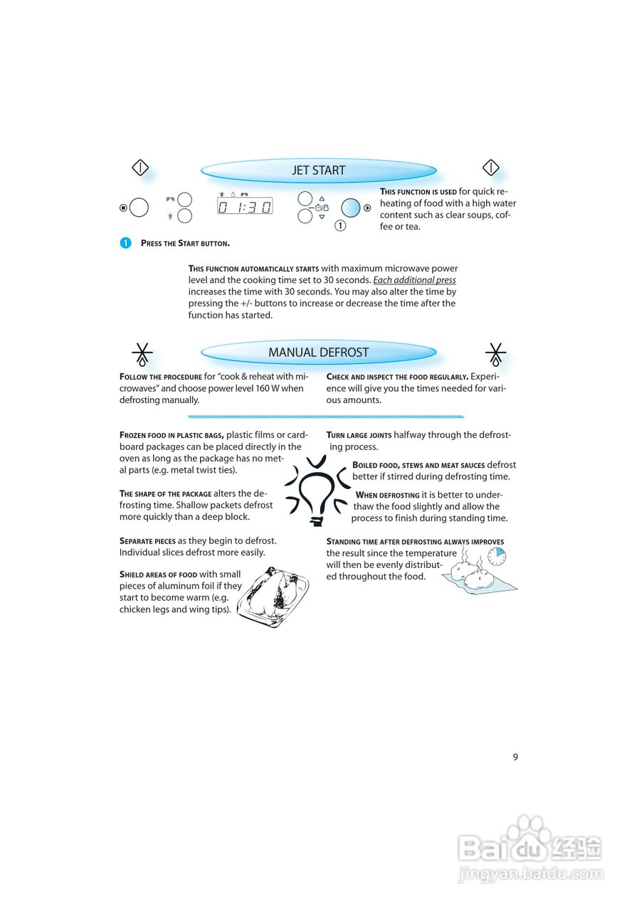 惠而浦AMW494/IX内置式微波炉用户手册