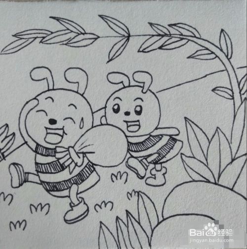 简笔画蚂蚁如何画?