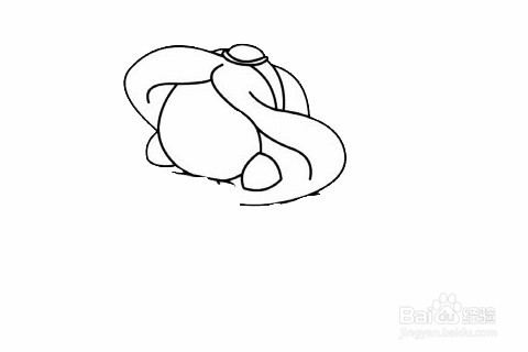 茉莉公主的简笔画