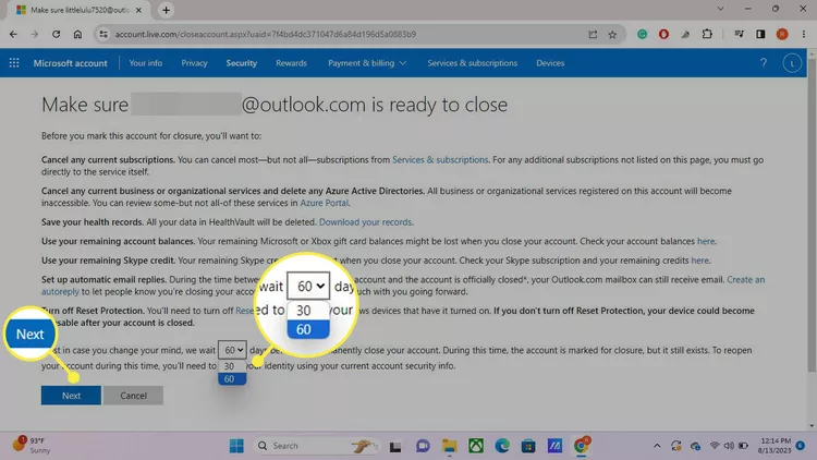 如何删除Microsoft账户