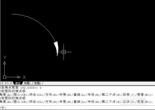 cad中怎么画直线箭头和弯曲箭头