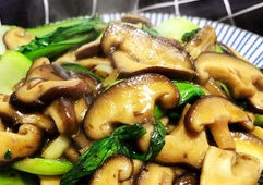 香菇油菜的做法