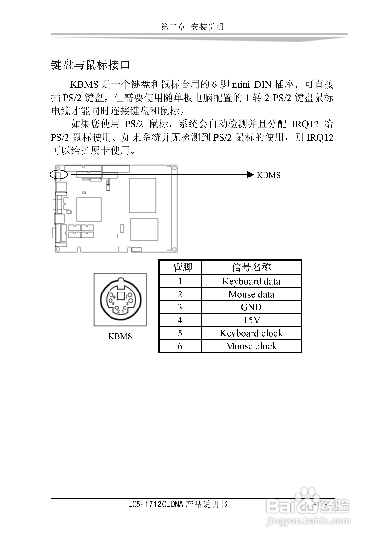研祥EC5-1712CLDNA工业级CPU板卡说明书:[3]
