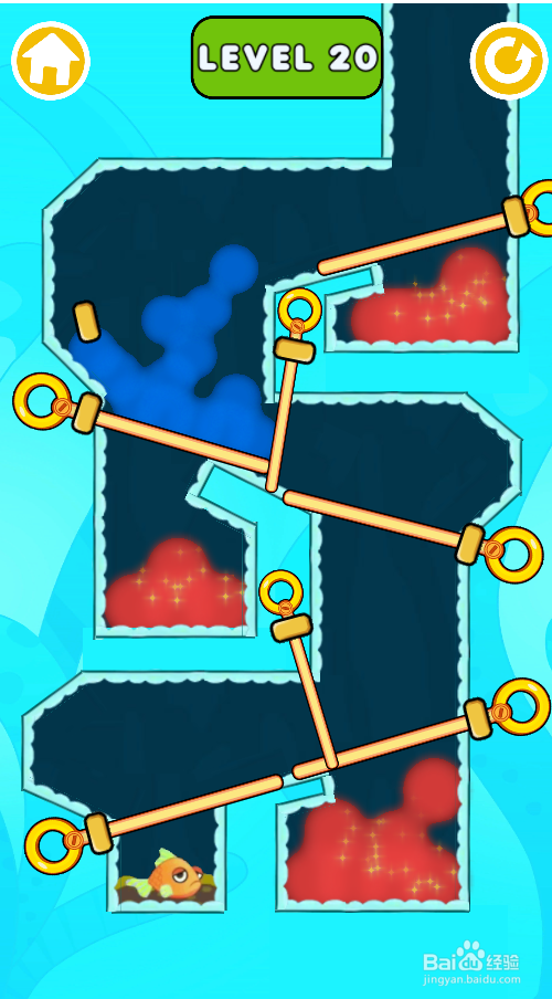 Fish Rescue Pull The Pin的Level 20怎样过关