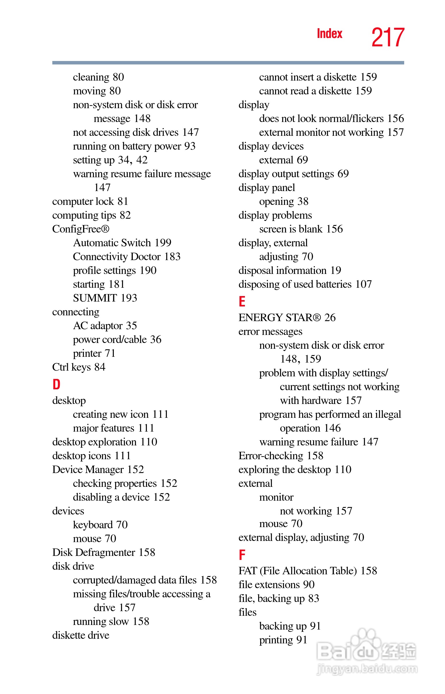 东芝NB300笔记本电脑使用说明书:[22]
