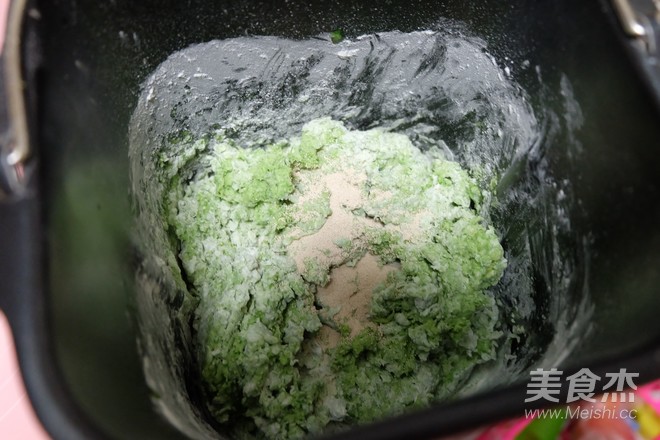 菠菜奶油排包