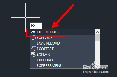 AUTOCAD机械版如何延伸曲线
