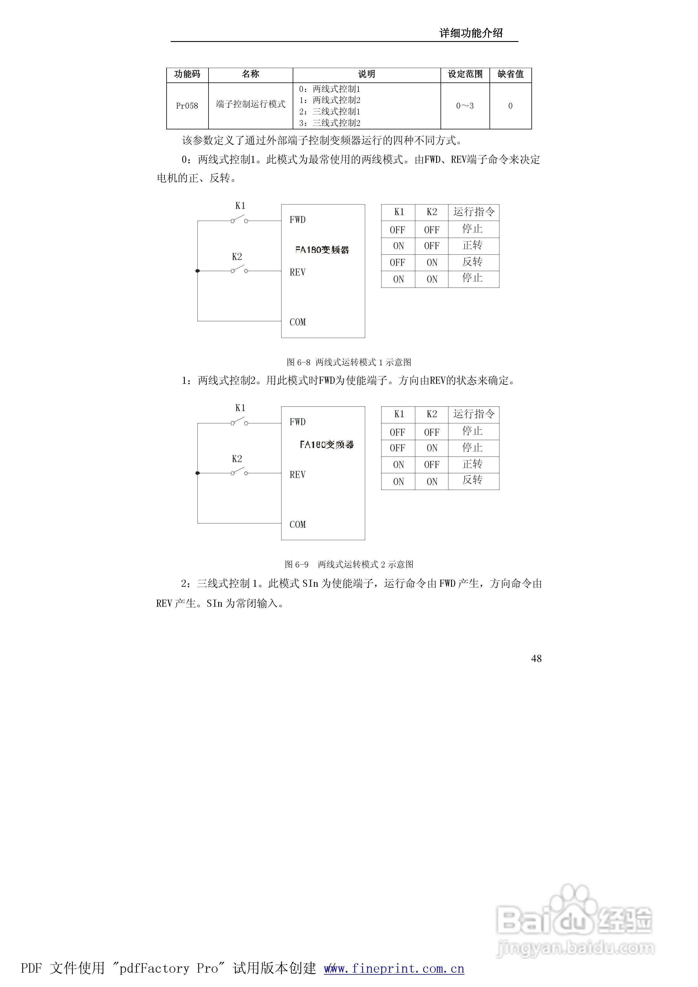 贝士德FA180-400T4变频器使用说明书:[5]