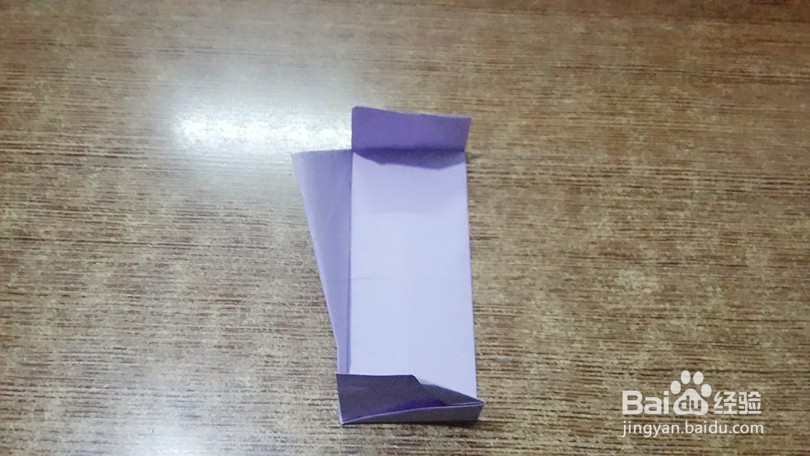 三角盒的彩纸折法