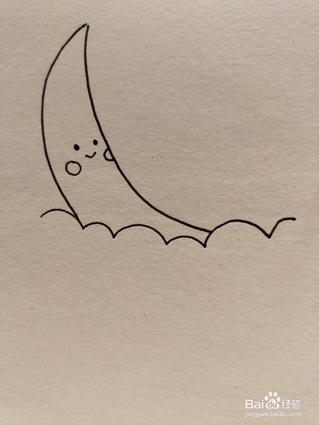 怎样画简笔画——晚安小卡片