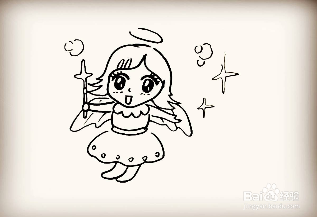 小天使应该怎么画