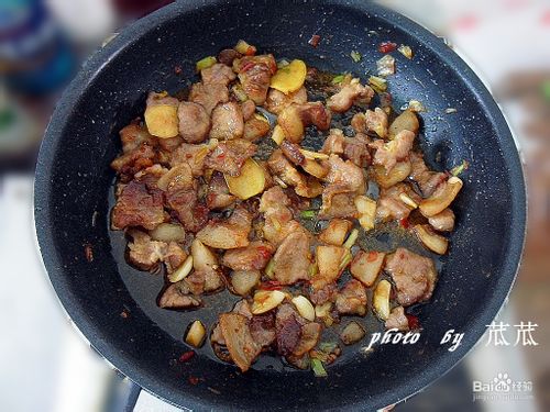 豆干炒肉片