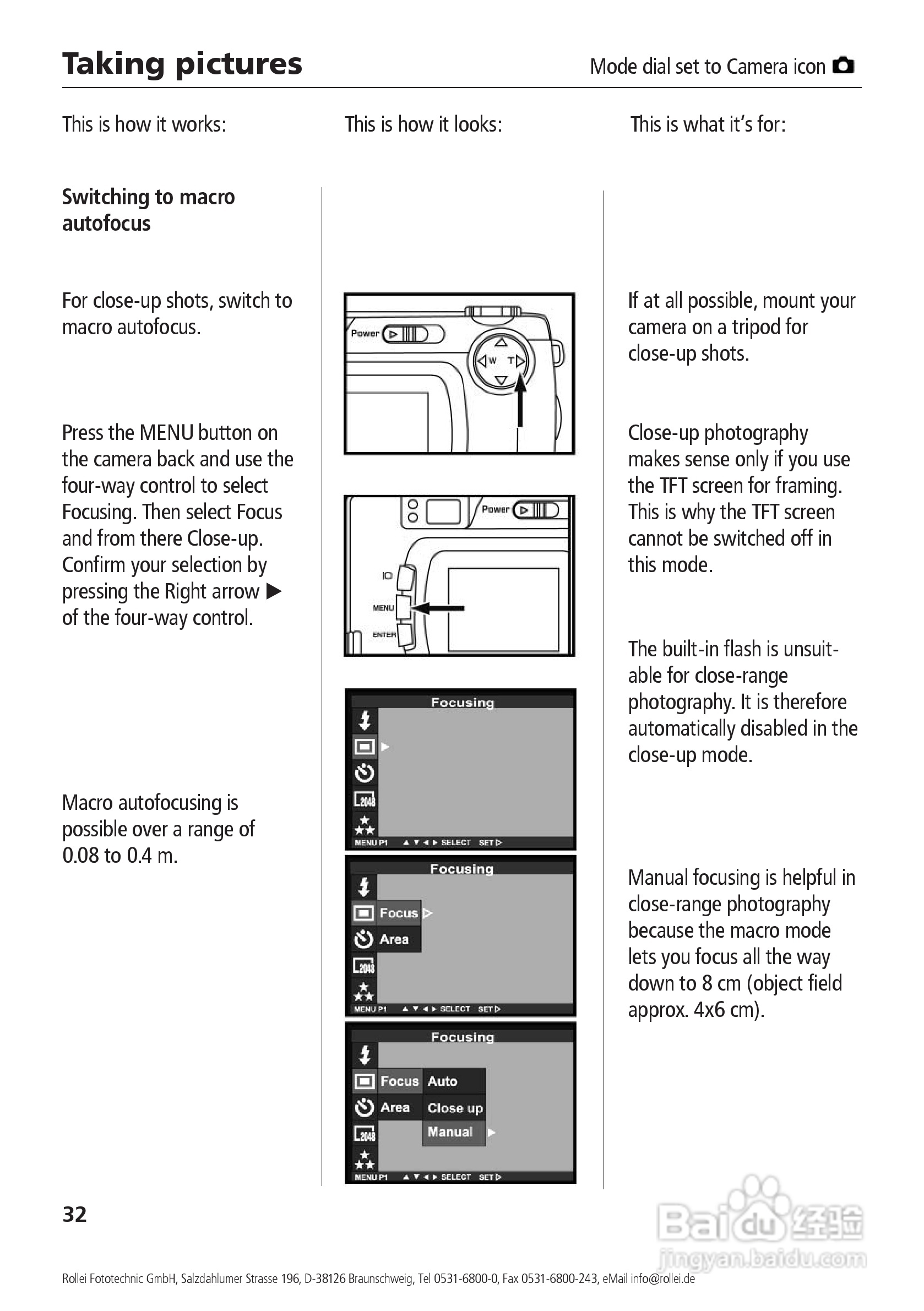 Rollei d41 com型数码相机说明书:[4]