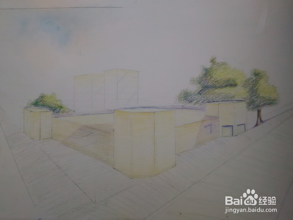 如何使用水溶性彩铅绘画