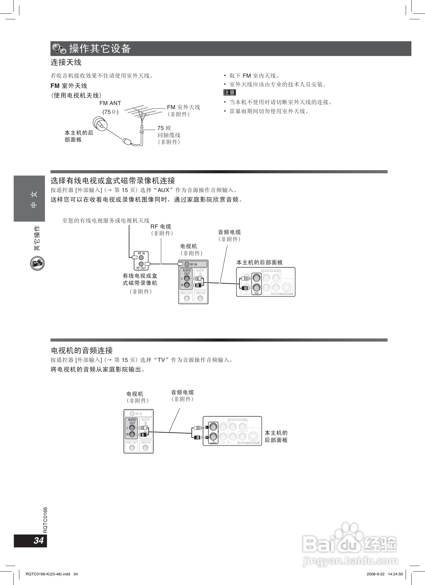 松下SC-HT669家庭影院使用说明书:[2]