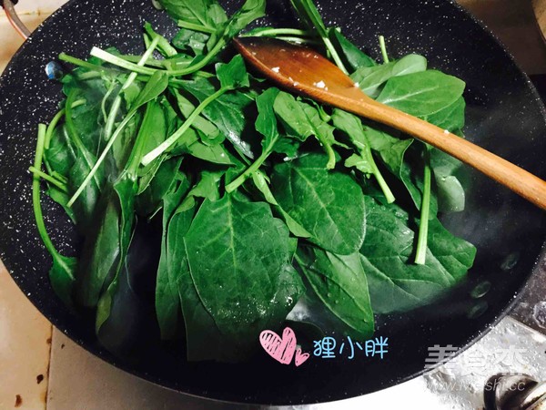 蒜蓉菠菜的做法