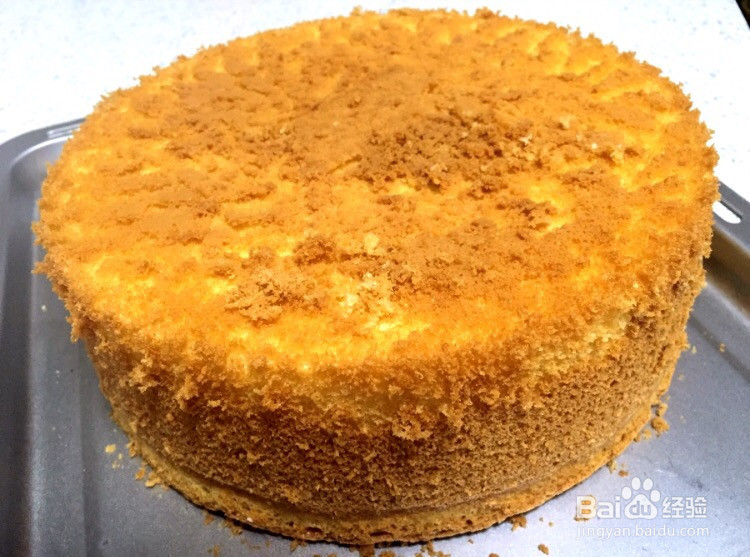 8寸戚风蛋糕的做法