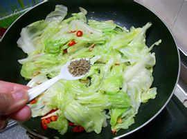 家常菜肴印度风味手撕包菜