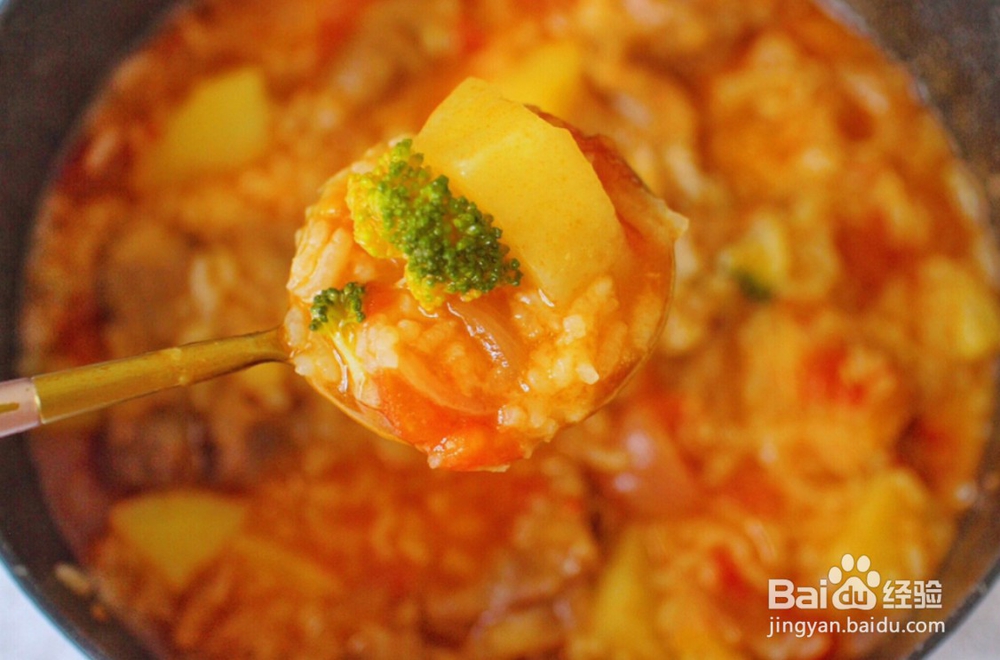 番茄土豆肥牛烩饭这样做才好吃你喜欢吗