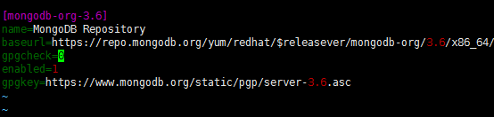 CentOS7安装mangodb
