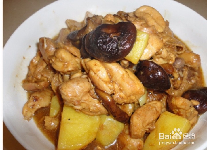 鸡腿土豆香菇的家常做法