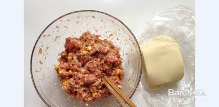 蒸鲜肉烧麦的方法