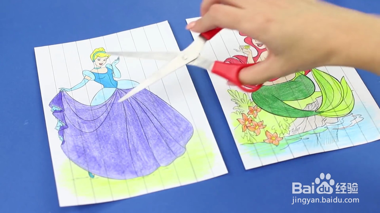 如何用涂色卡制作好看的图片