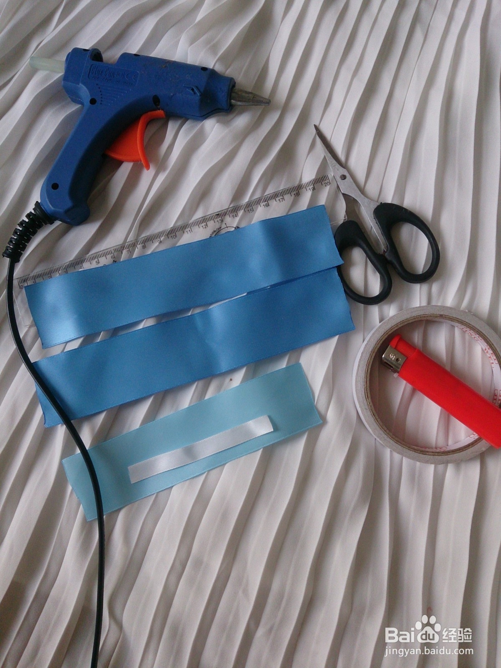 手工发饰蝴蝶结基础三