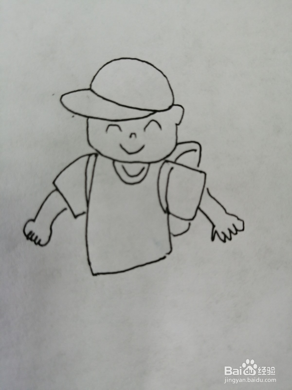 <b>背着书包的小男孩怎么画</b>