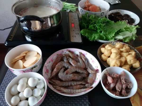 海鲜什锦芝士火锅