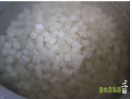 野生荠菜豆腐羹