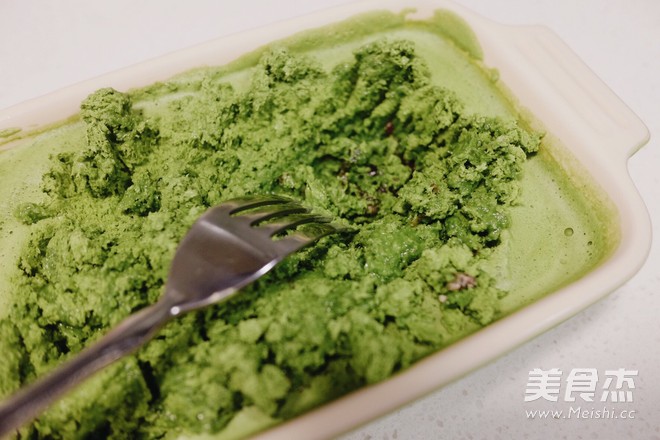 抹茶红豆豆浆冰