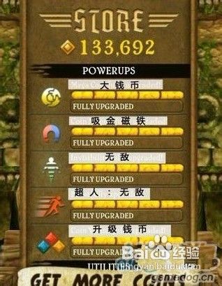 神庙逃亡钱币怎么升级？