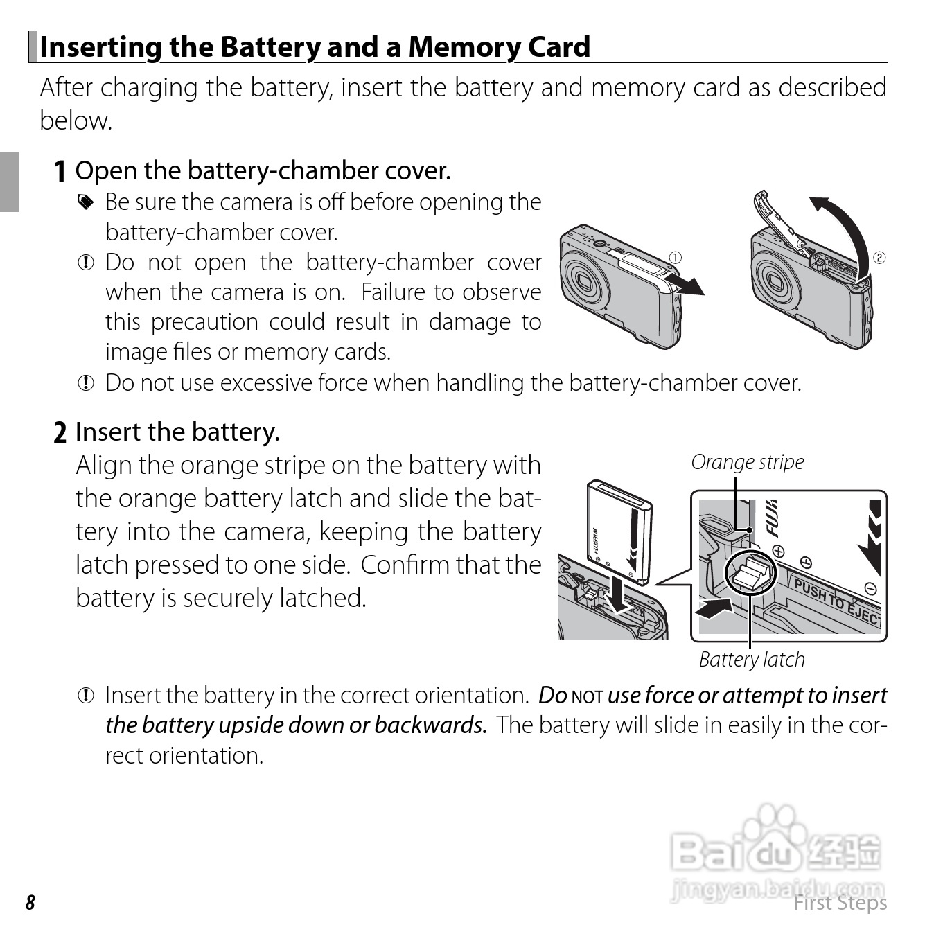 富士FinePix JV200 series数码相机说明书:[3]