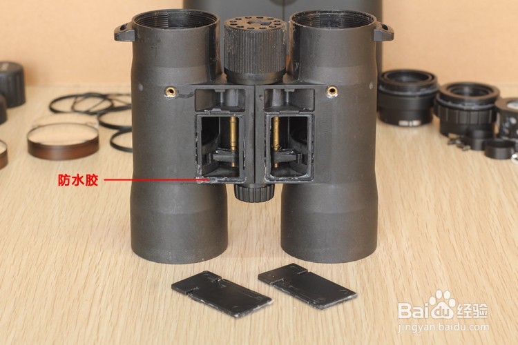 屋脊结构双筒望远镜拆解图望远镜结构图