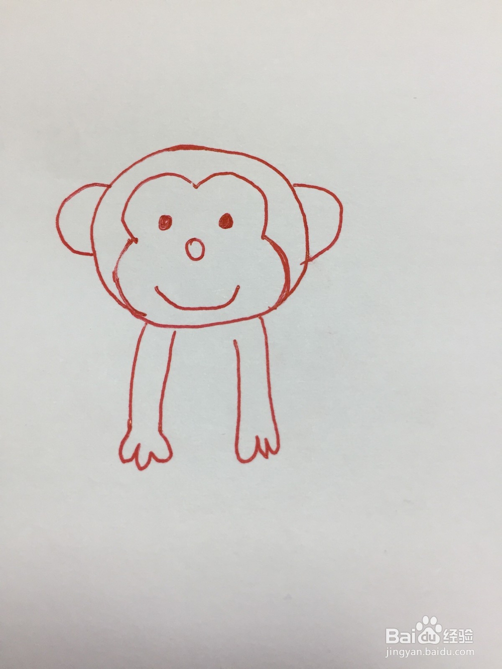 猴子怎么画简单好学