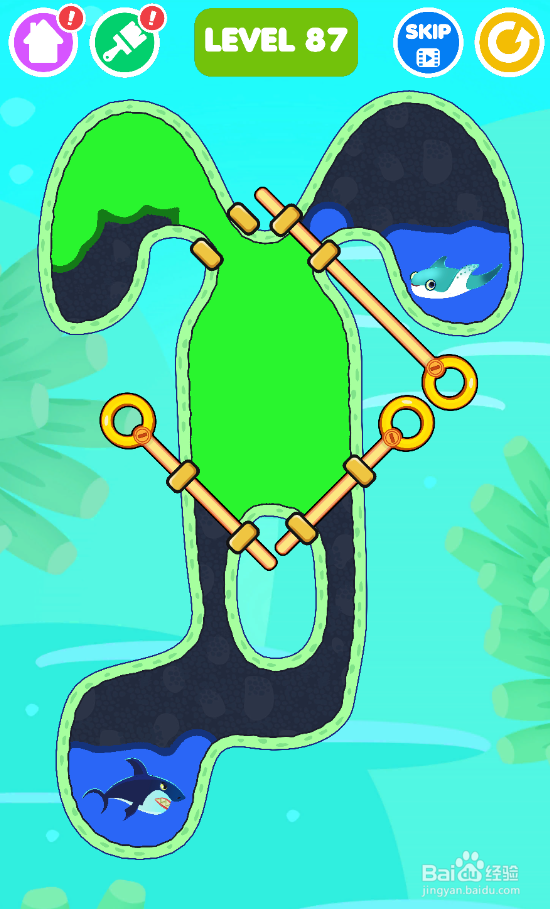 Save The Fish的LEVEL 87如何过关？