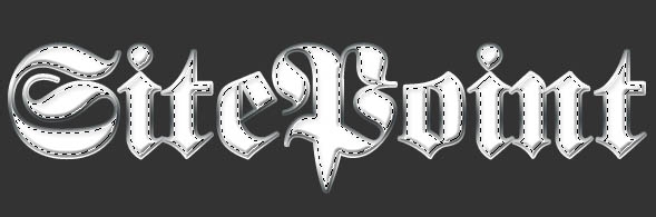 利用图层样式及滤镜制作闪亮的钻石字