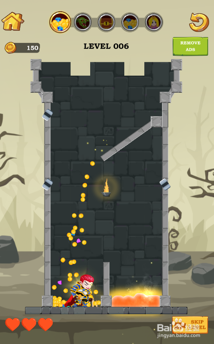 Treasure Hero的LEVEL 006怎样过关