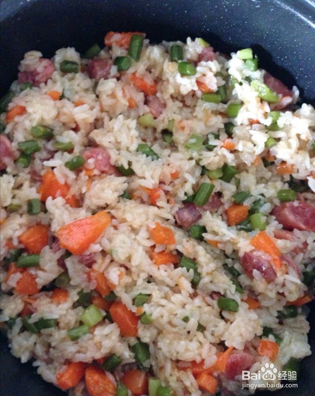 如何制作电饭煲腊肠饭