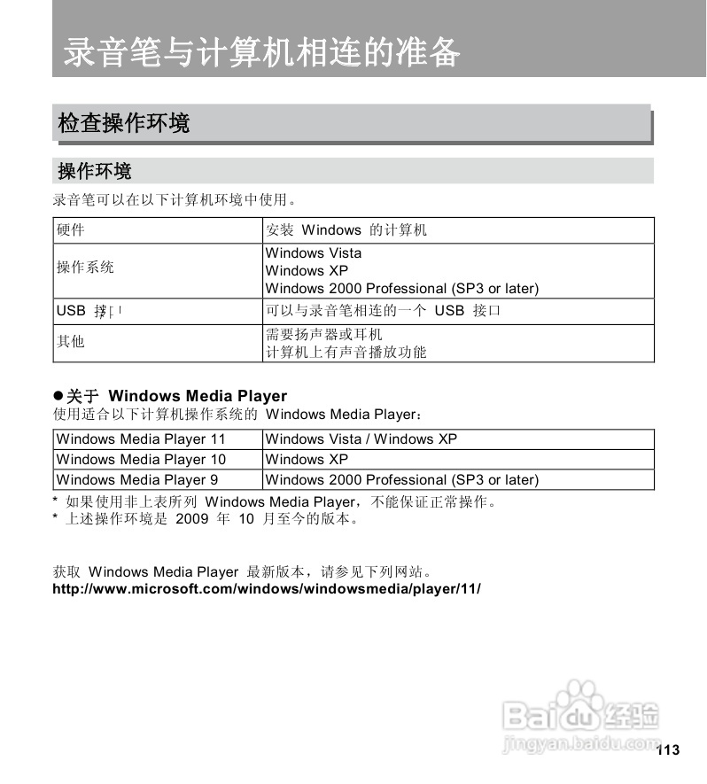 三洋ICR-EH800D数字式录音笔使用说明手册:[6]