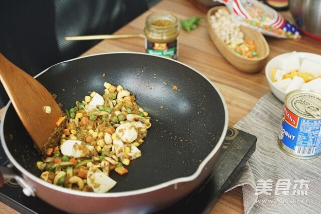 时蔬青咖喱的做法