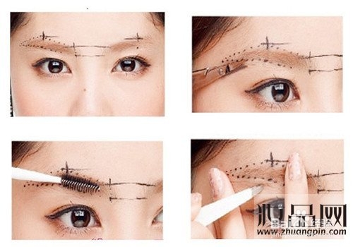 分享素眉化妆技巧