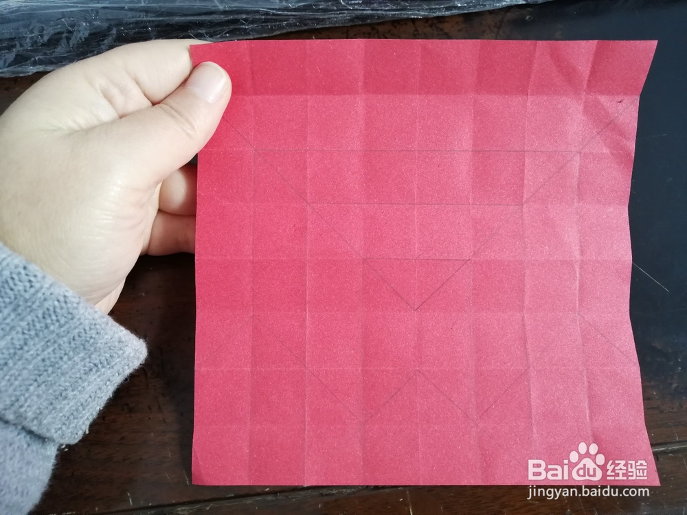 抽象的小人怎么用纸折