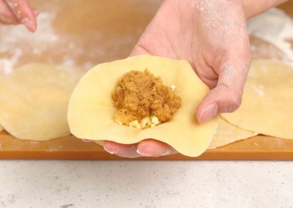 肉松芝士华夫饼