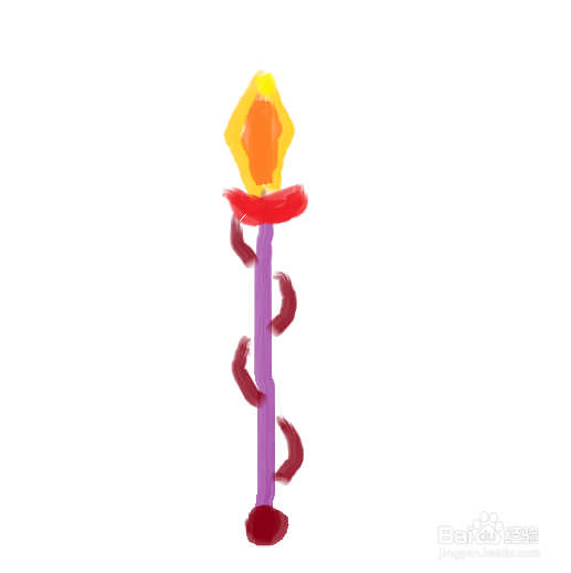 简笔画如何画魔法杖？