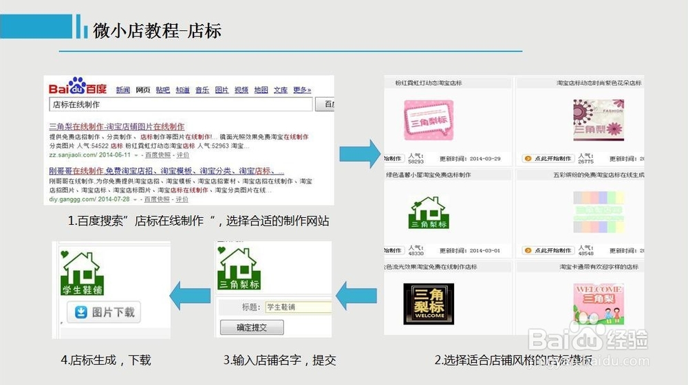微小店教程-店标来源