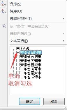 EXCEL中如何设置筛选？