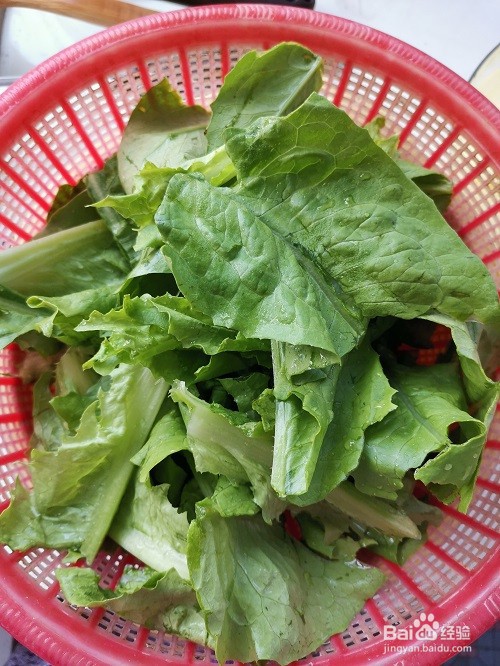 清炒油麦菜的做法