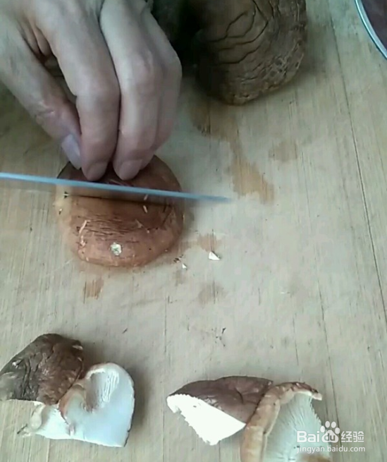 菜花烧香菇的做法